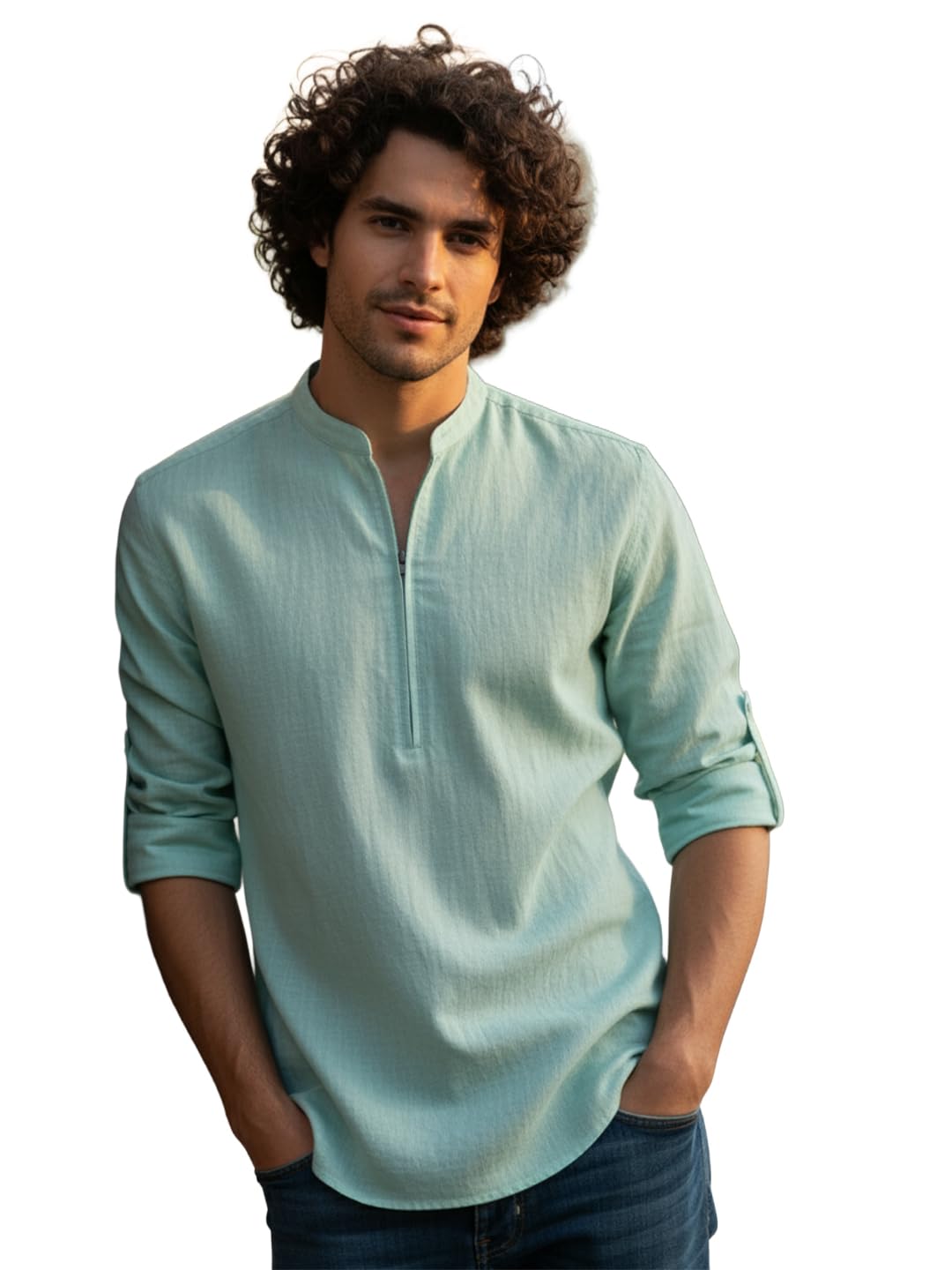 vida loca Short Kurta for Men and Boys. (VFLX100)-picture-23