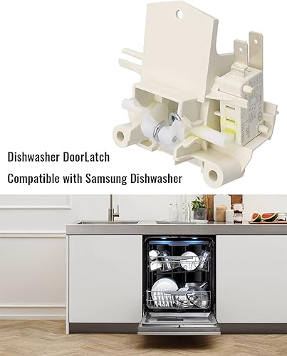 Miniatura 3 de DD81-01629A DD81-02132A - Pestillo para interruptor de puerta de lavavajillas compatible con Samsung DW80K5050UB DW80F600UTB DW80F600UTS DW80F800UWS
