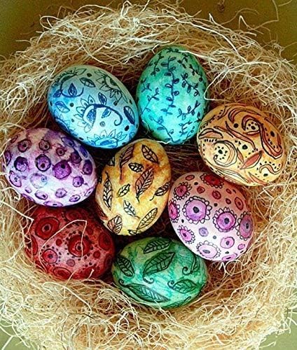 KR VISION 25 Pieces of Vintage Silk Remnants, Silk Fabric Scraps, Easter Egg Dyeing Silk Scraps, Silk Recycled Craft Fabric (8" X 8" Inches) - Image 4