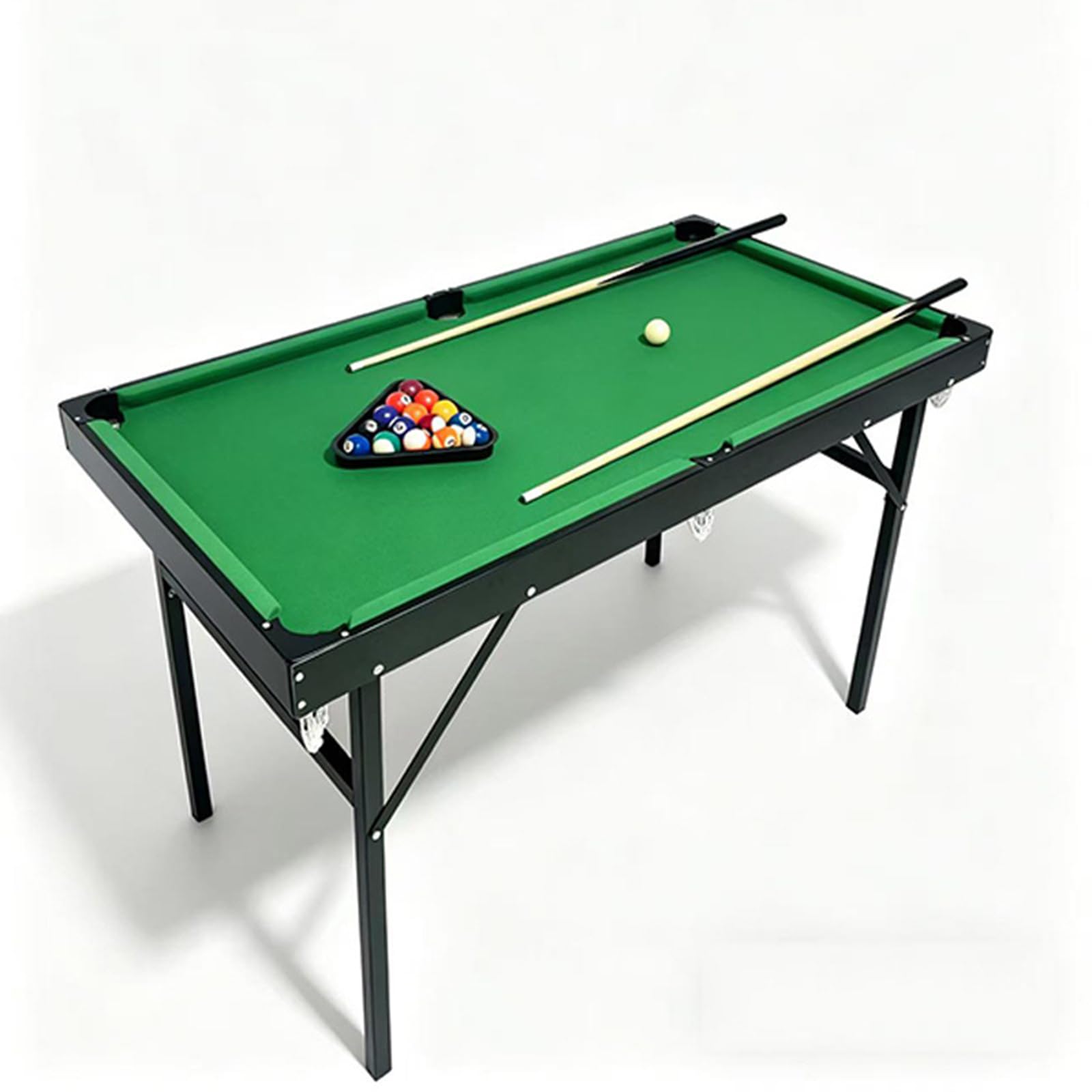 Table de Billard,Kit de Billard Pliable et Portable Montage Simple