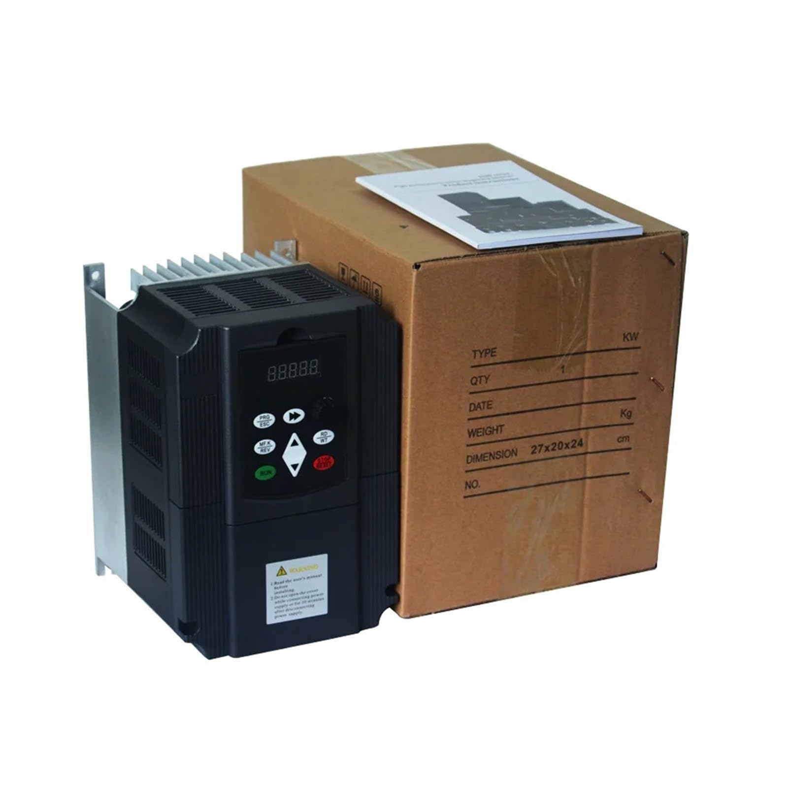 Frequenzumrichter 7,5 kW VFD-Wechselrichter 220 V/380 V Wechselstrom-Frequenzumrichter und Konverterausgang 3-phasig 60/50 Hz Wechselstrommotor Wasserpumpe/Wechselstromantrieb(0.75kw 1HP,1ph220V)
