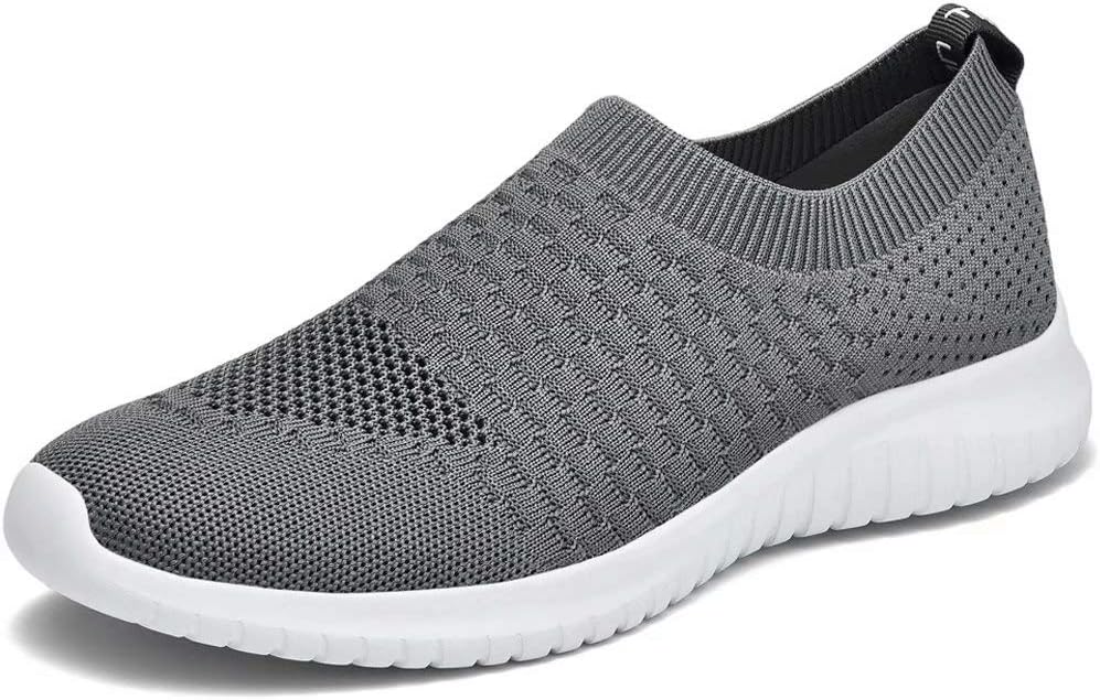 konhillWomen's Walking Tennis Shoes - Lightweight Athletic Casual Gym Slip on Sneakers