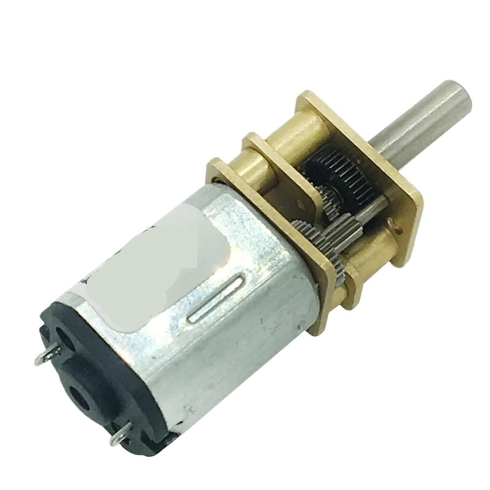 6 V Micro DC Getriebemotor 12 Volt mit 15–1500 U/min Geschwindigkeit und umgekehrter Steuerung, geräuscharmer Reduzierer, 1 Stück (Size : 6v, Color : 1500rpm)