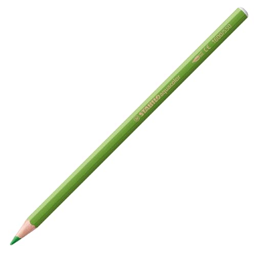 Image of STABILO Colouring Pencil - aquacolor ARTY Wallet of 36 Assorted Colours, Multicolor (1636-1-20) | Watercolour pencils with smooth, water-soluble colour for drawing, colouring and painterly blending; set of 36