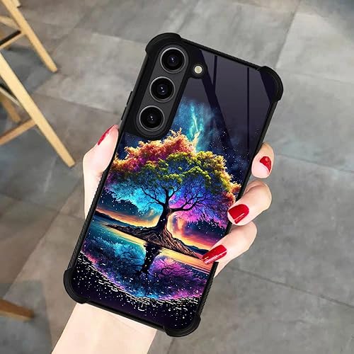 Miniatura 6 de ZHEGAILIAN Funda compatible con Samsung Galaxy S21 Plus, hermosa funda de árbol de vida para Galaxy S30 Plus para mujeres y niñas, a prueba de