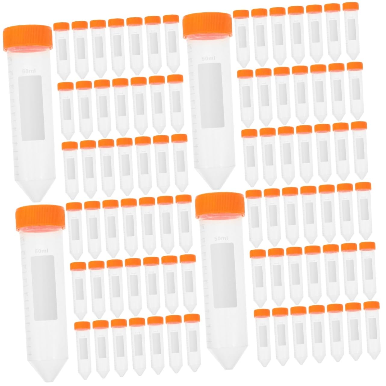 iplusmile 100stücke Zentrifugenröhrchen Mit Schraubverschluss Robuste Plastik-testtubes Für Laboranwendungen Konische Bodenkonstruktion Für Optimale Zentrifugation Für Verschiedene