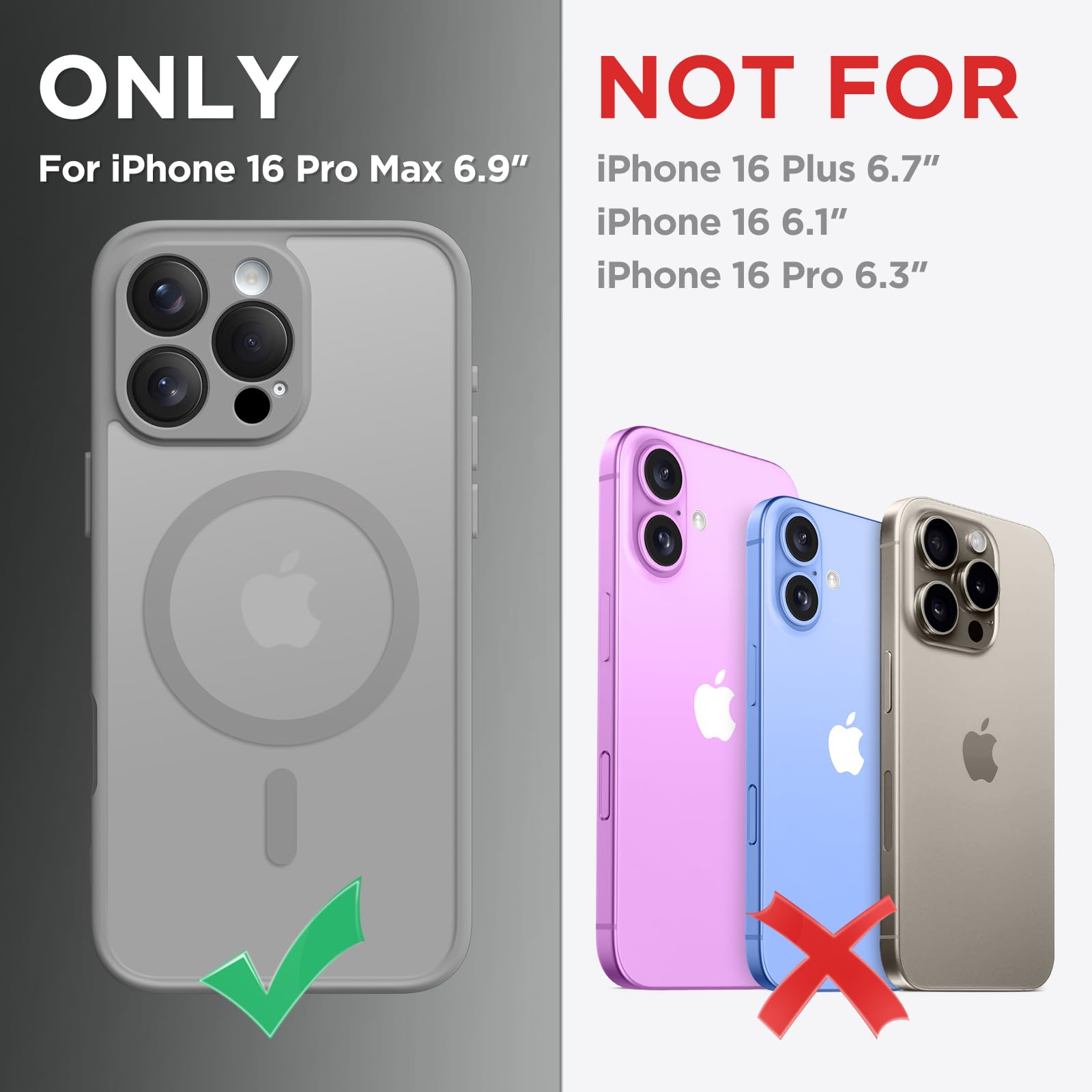 CAPRARO Magnetic Compatible with iPhone 16 Pro Max Case - Image 2
