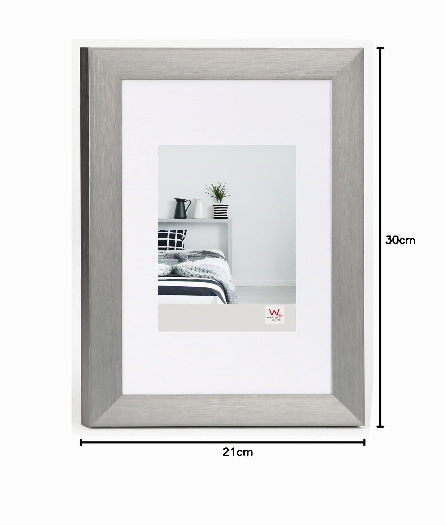 walther design AL130D Aluline Aluminiumrahmen 21 x 29.7 Stahl – Ansicht 5