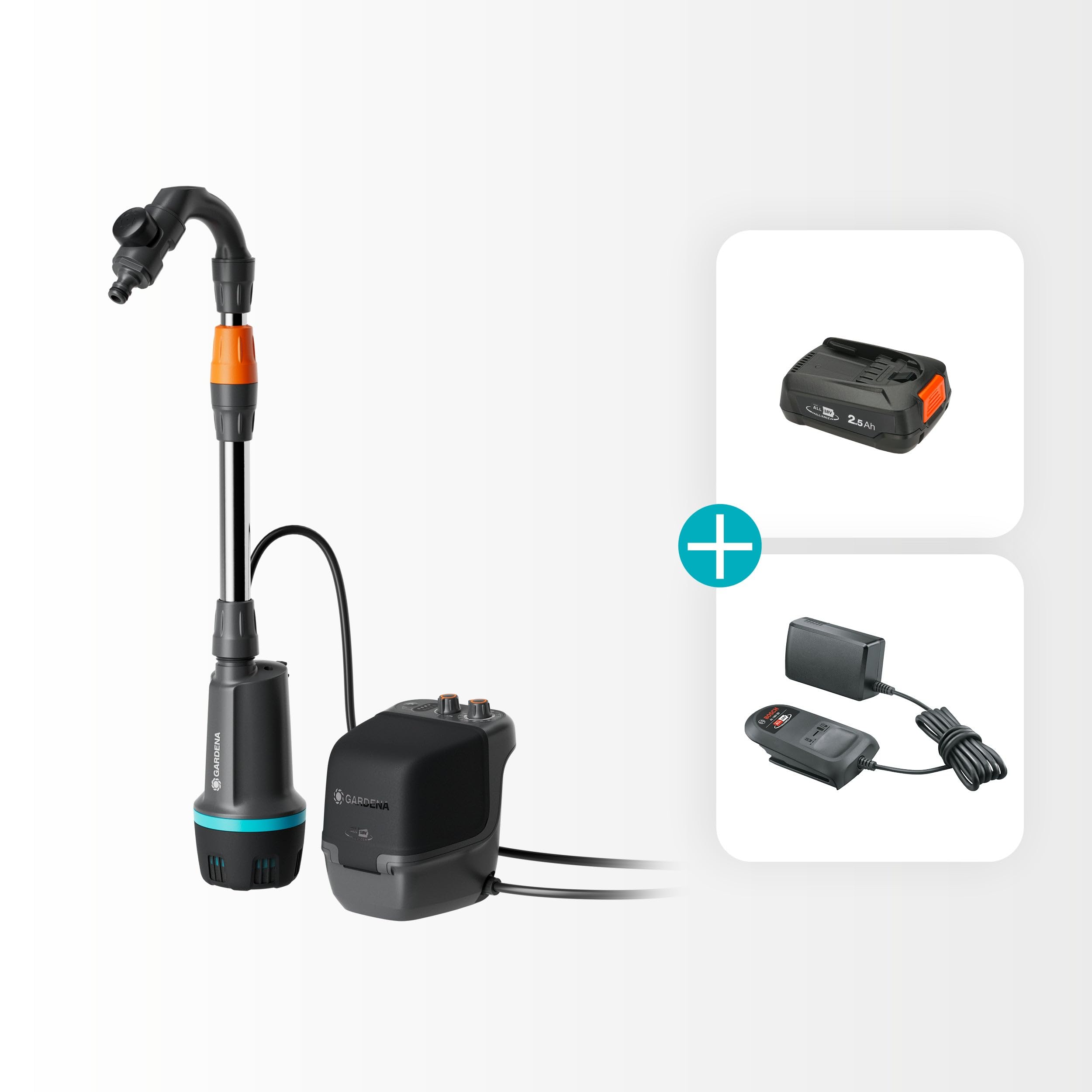 Gardena Pompe à eau automatique 18V P4A 2400 ComfortAutomatic Arrosage programmé