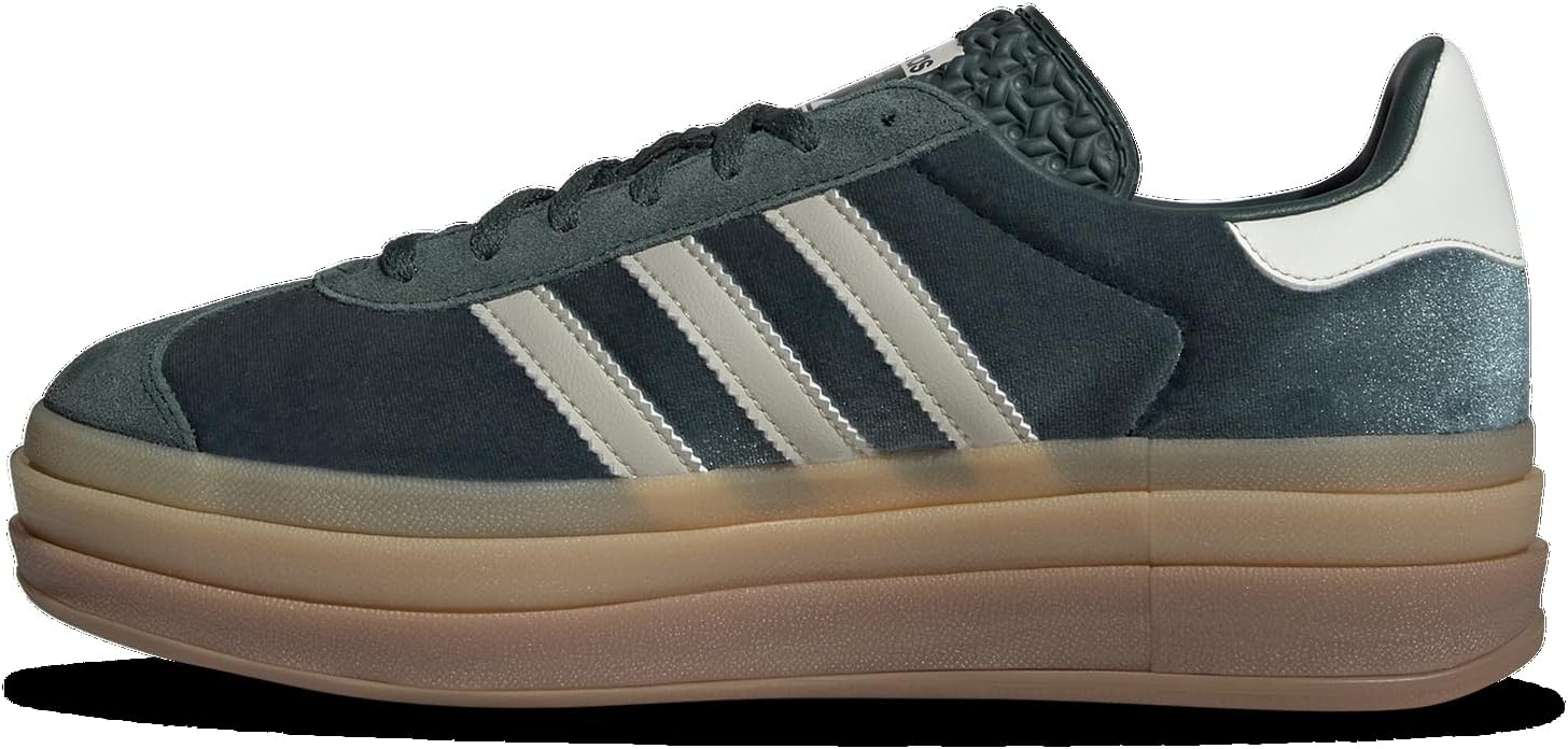 Adidas Originals Gazelle Bold - Women's (IG4391, Mineral Green/Putty Grey) Size 7