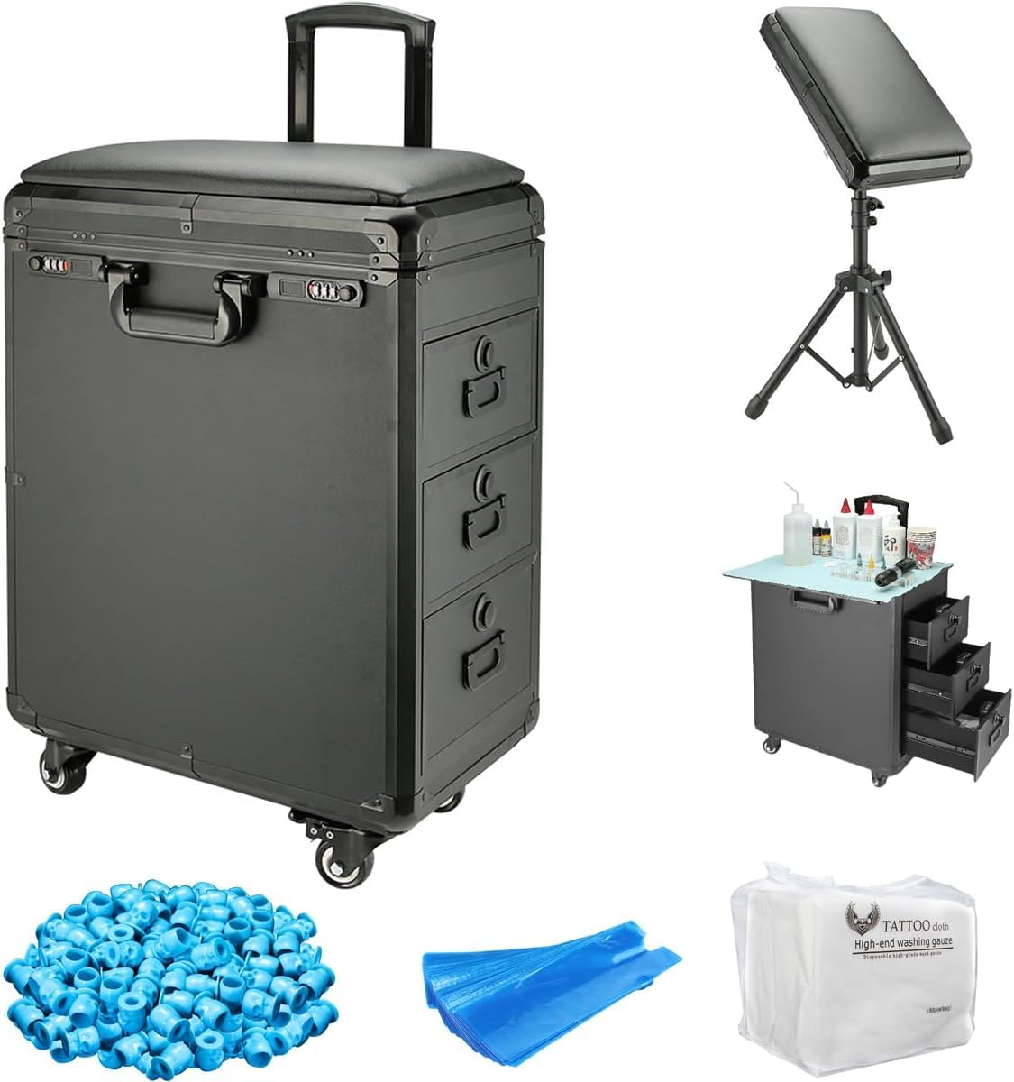 Tattoo タトゥートローリーケース/ワークステーション アームレスト