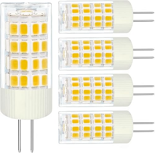 Bombilla LED G4 de 3 W, 12 V, repuesto de 20 W-30 W, lámpara halógena para bombillas de paisaje tipo JC, base bi-pines, iluminación de pista,