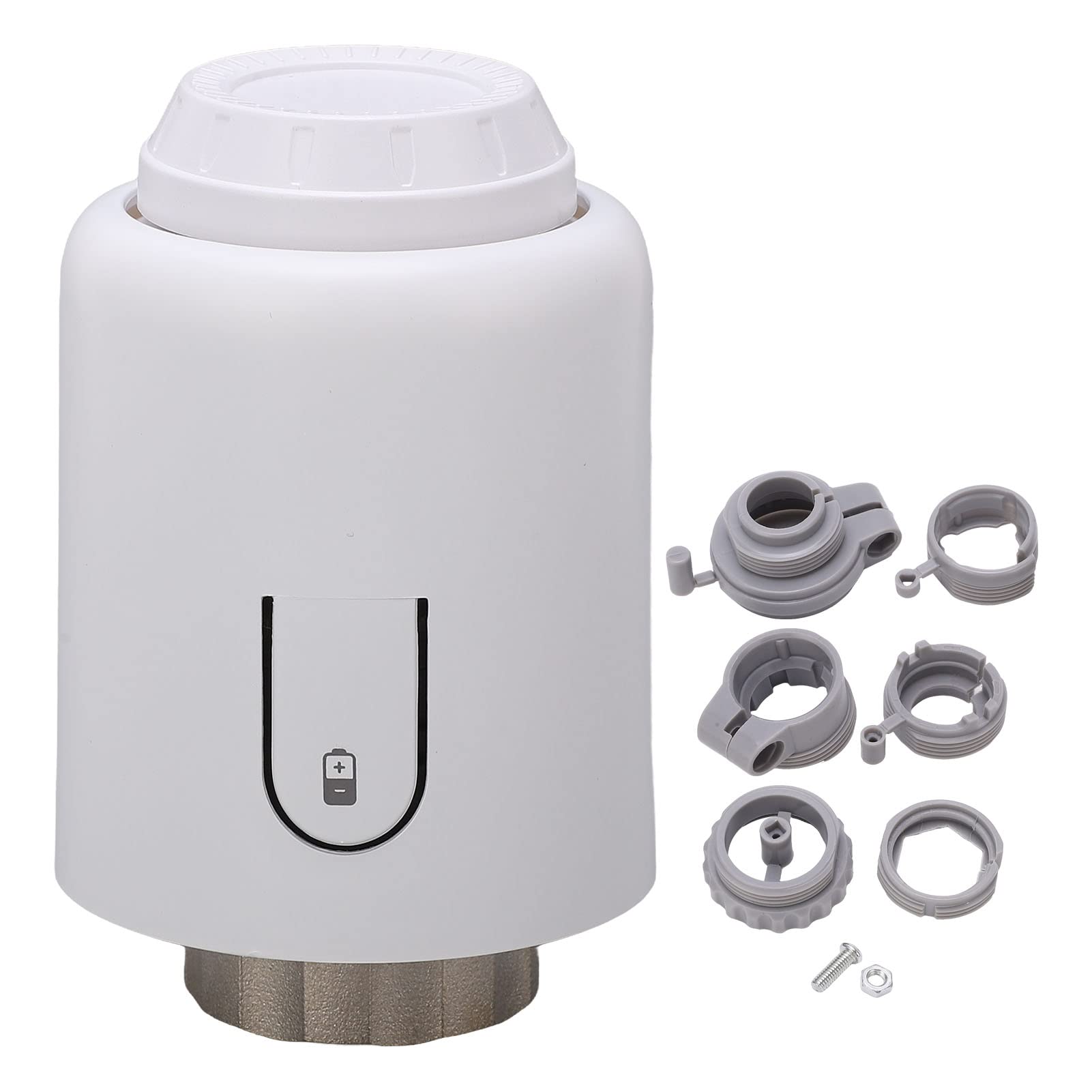 Hyuduo Termostato Smart per Radiatore, Valvola Termostatica ABS con LED,
