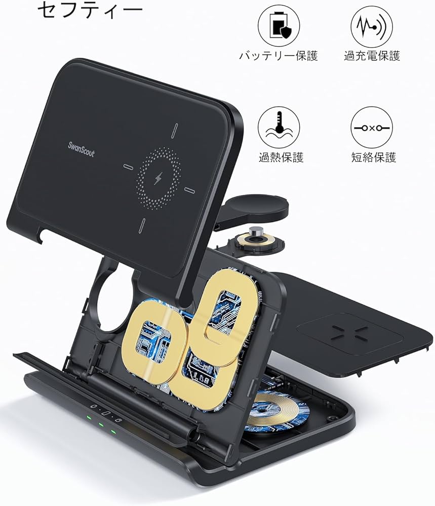 Amazon.co.jp: 【Galaxy Watch専用】 3in1 ワイヤレス充電器、Galaxy Z