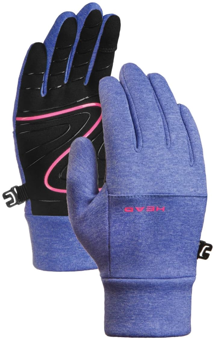 HEAD Kids’ Touchscreen Compatible Gloves, Purple, Large (10-14 Years)