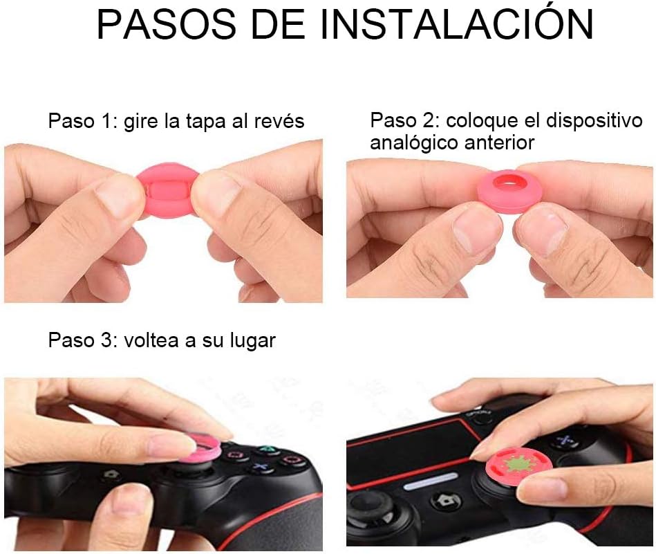 Analog Controller Joystick Replacement Silicone, Thumb Stick Grips Caps Cover for PS4 PS3 PS2 Xbox One/360 Game Controller