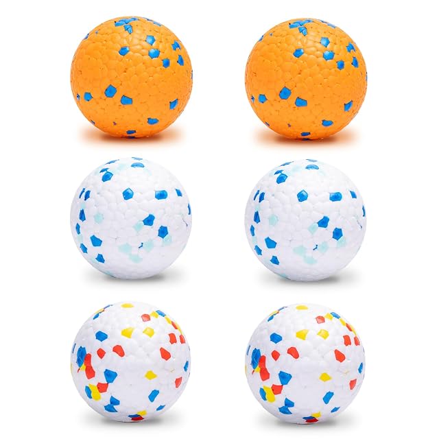 Nobleza Pelota Perro, Pack de 3 Pelota Juguete Interactiva para Perros, Pelota de Goma Duradera y elástica