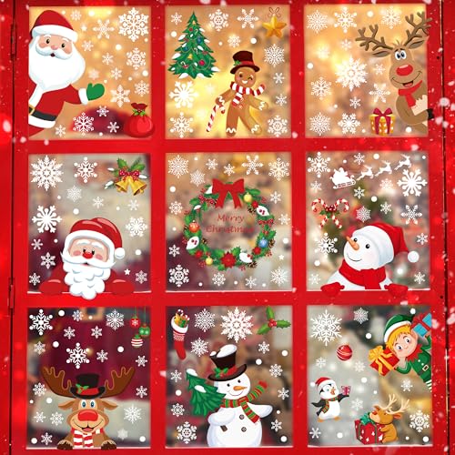 186-Piece Traplace Christmas Window Clings (9 Sheets) 2.99 + Free Shipping w/ Prime or on 35+ + 50% Off Code PD26ZET1 - image 6
