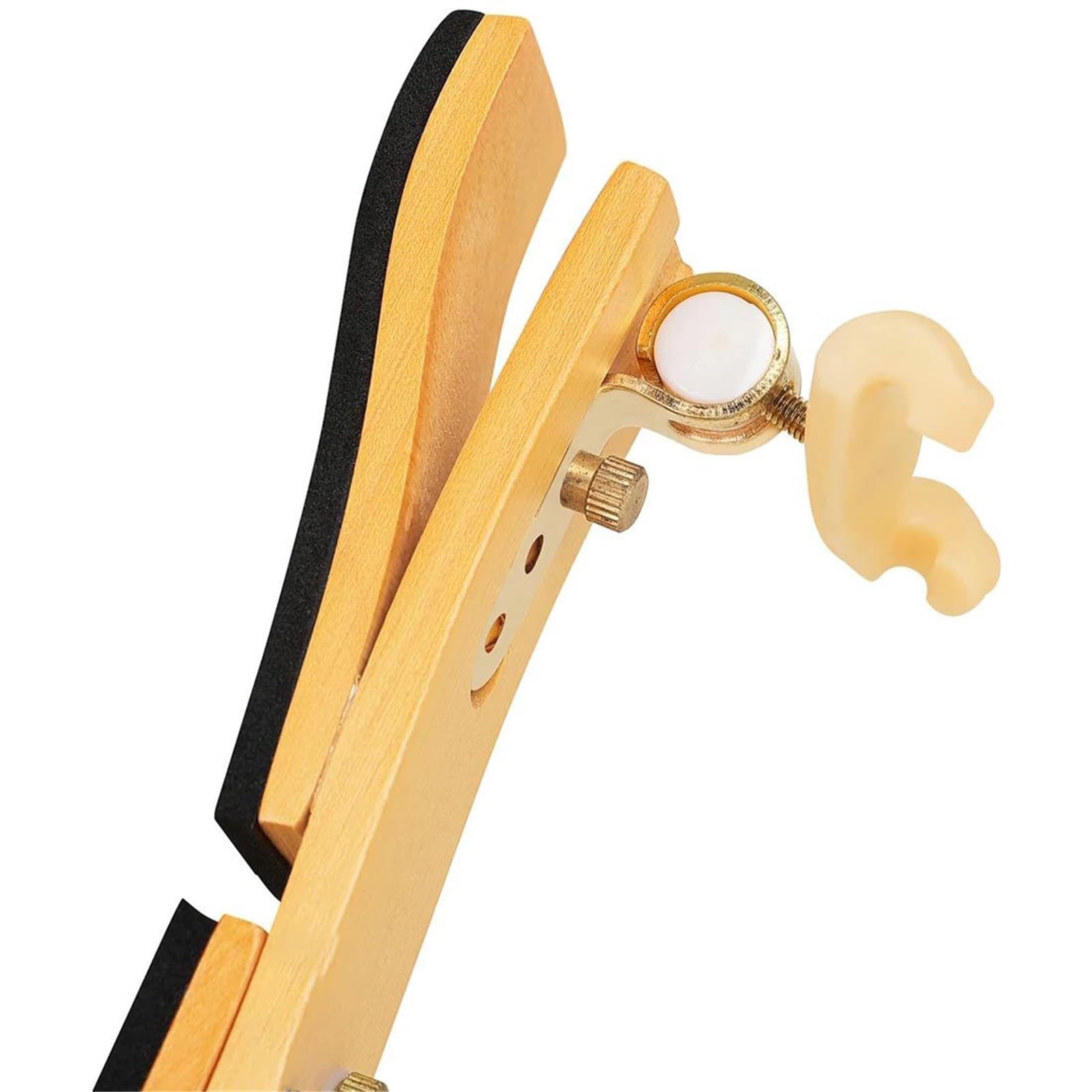 Poggiaspalla per violino Astonvilla 4/4 AS-02 Accessorio professionale per mentoniera regolabile parti di violino | Poggiaspalla per violino(4 4-3 4--Gold)
