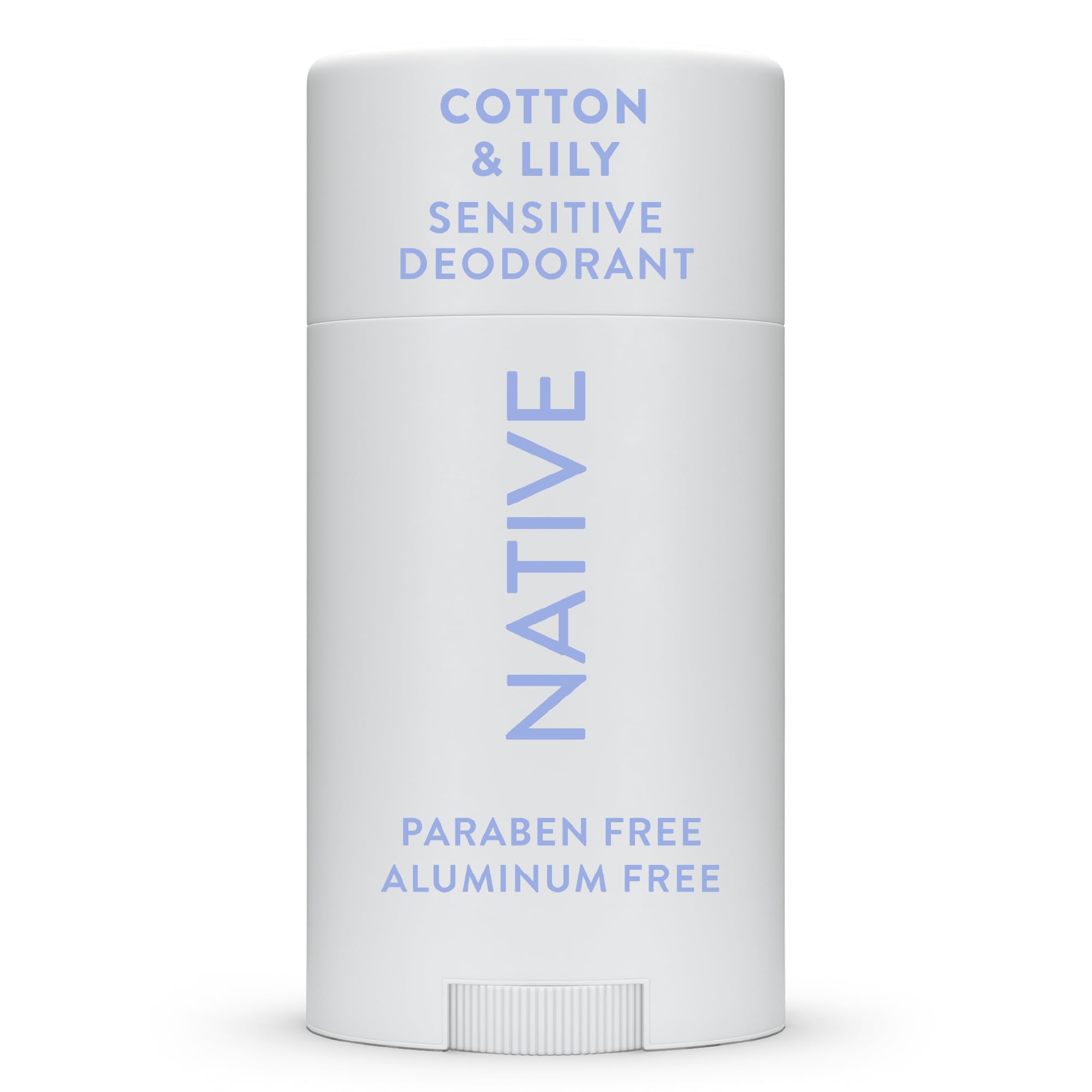 Native Sensitive Deodorant Contains Naturally Derived Ingredients, 72 Hour Odor Control | Deodorant for Women & Men, Aluminum Free with Baking Soda, Coconut Oil and Shea Butter, Cotton & Lily