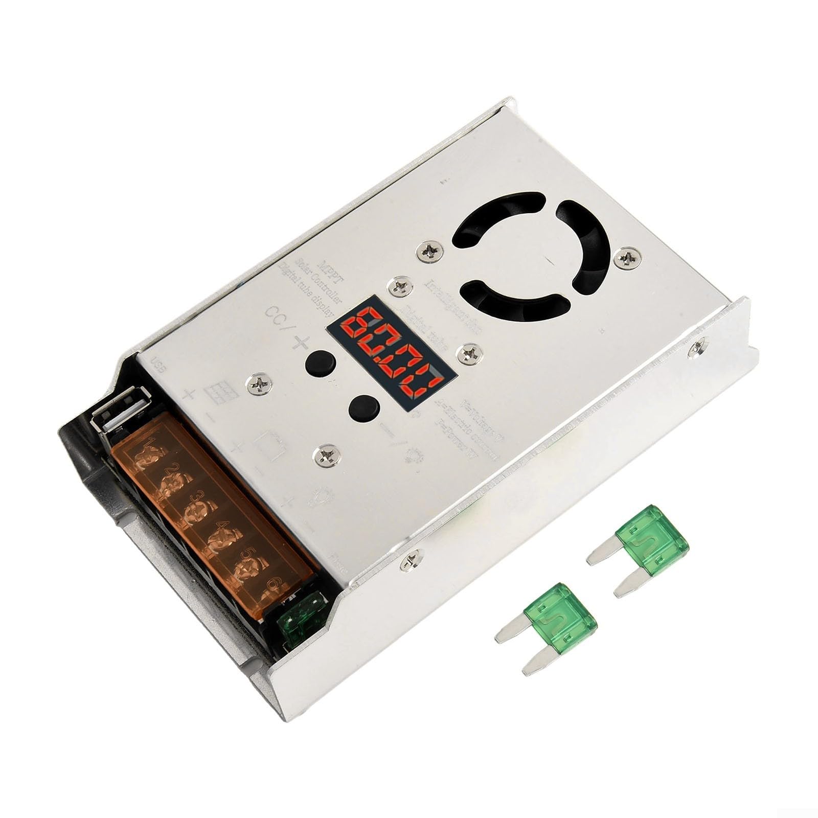 Regolatore solare MPPT da 600 W, 18-80 V, ingresso 12 V/24 V
