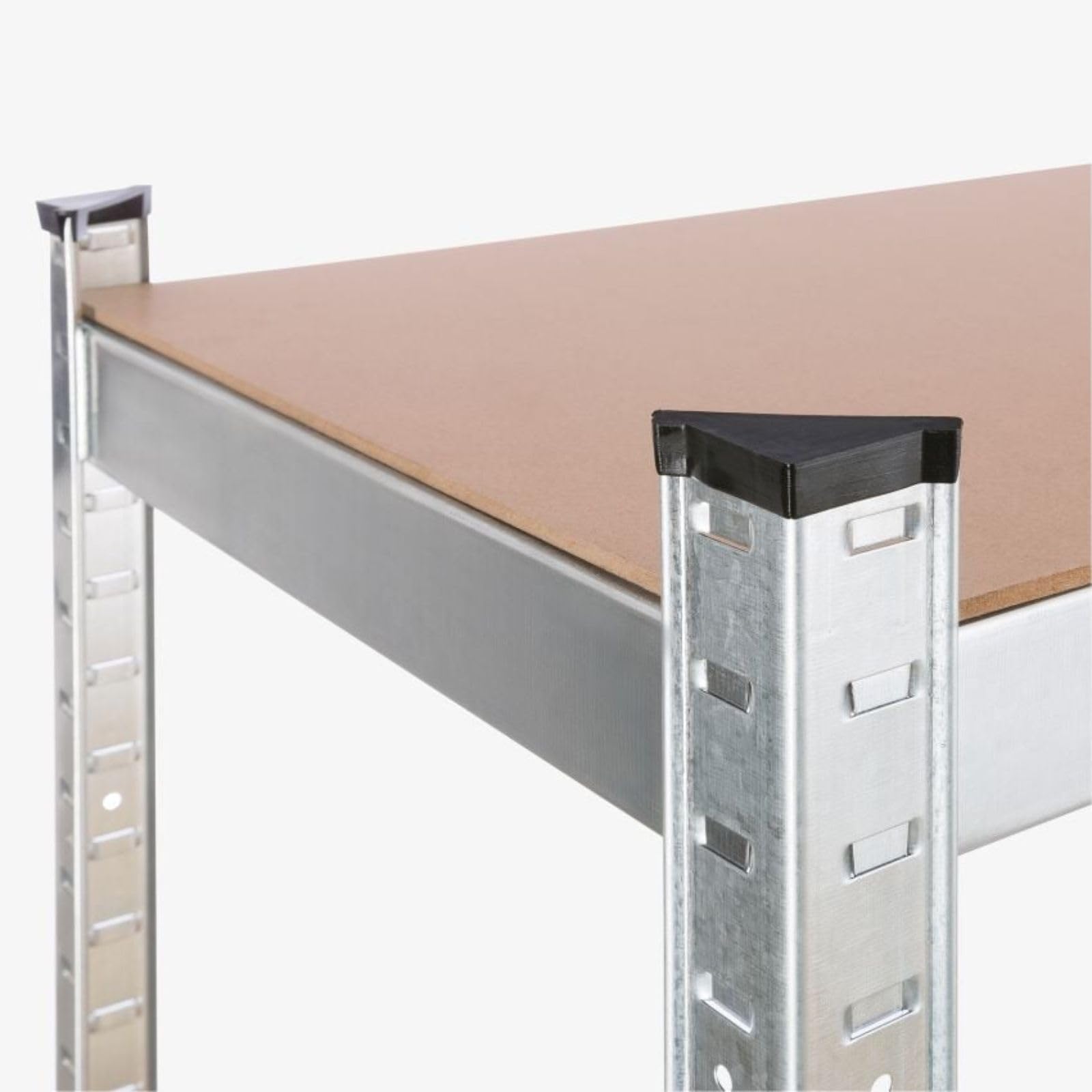 DASCK - Pack de 5 Estanterías Almacenaje Metálicas Galvanizadas 180x90x40 cm | 5 Baldas de MDF | 875kg de Carga | Estantería Industrial para Garaje, Trastero, Taller, Oficina, Almacén