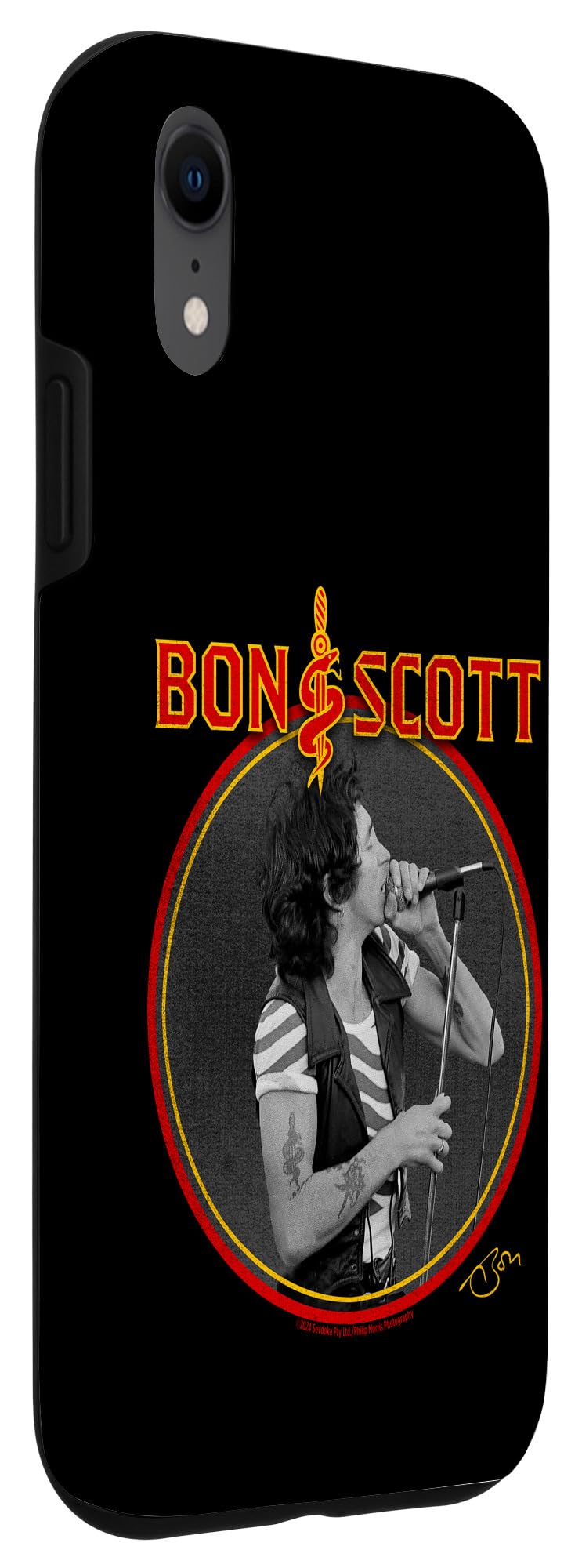 iPhone XR Bon Scott Circle Photo Case - Image 3