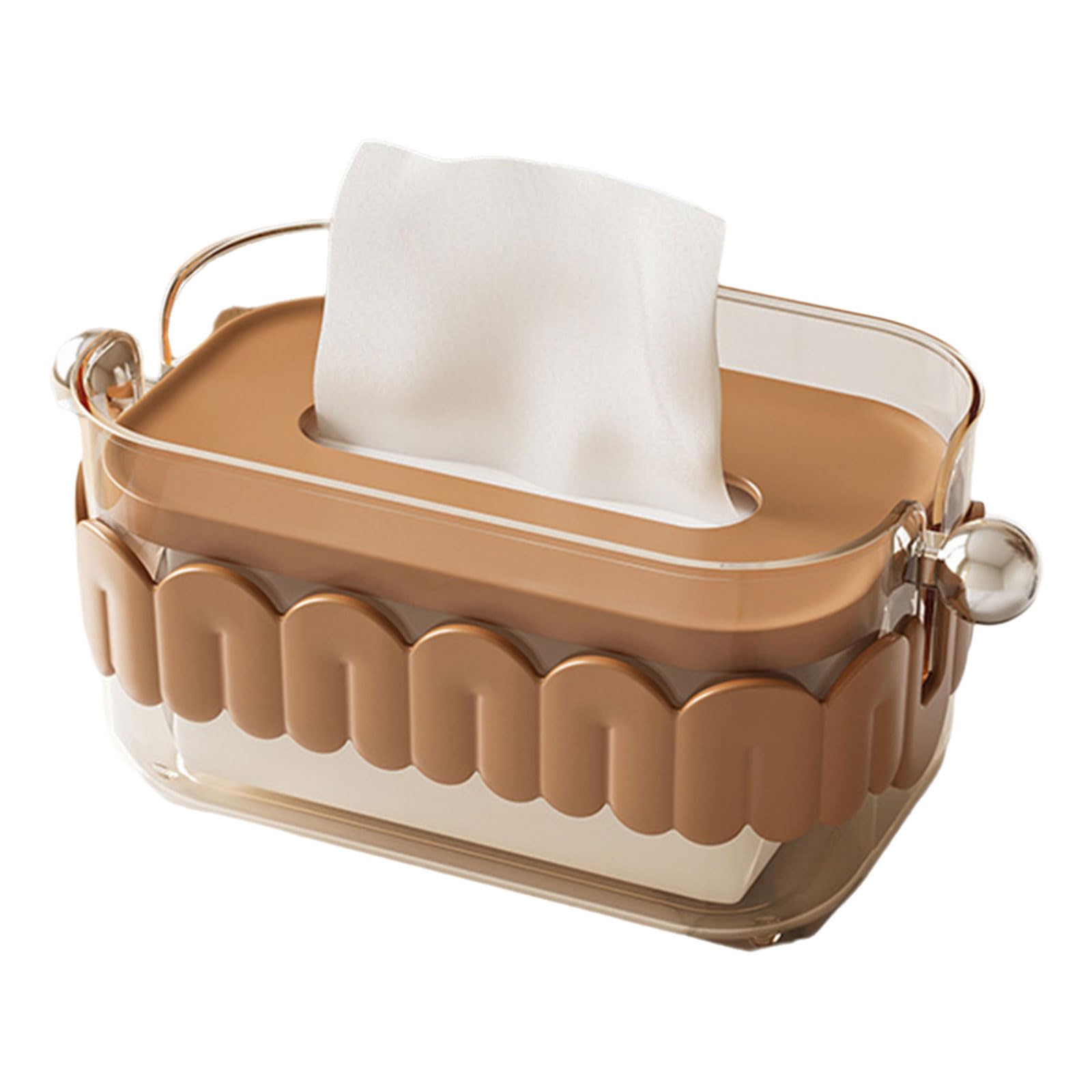 And Simple Tissue Storage Box Container Portable Home Accessory for Maintaining Spaces Saving and Work Area Paper Storage Box