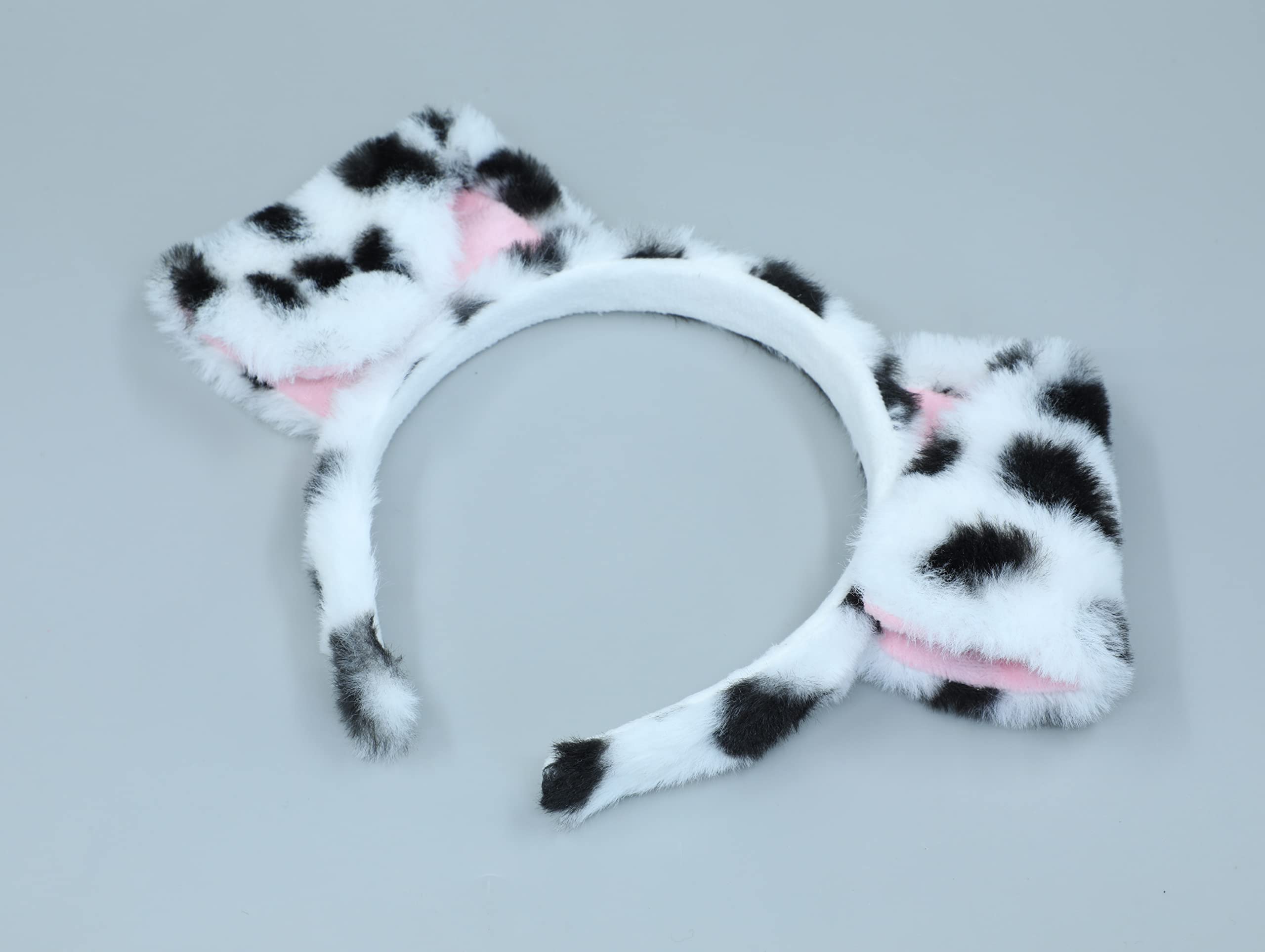 Amazon.co.jp: 犬耳 カチューシャ いぬ コスプレ (ホワイト×ブラック