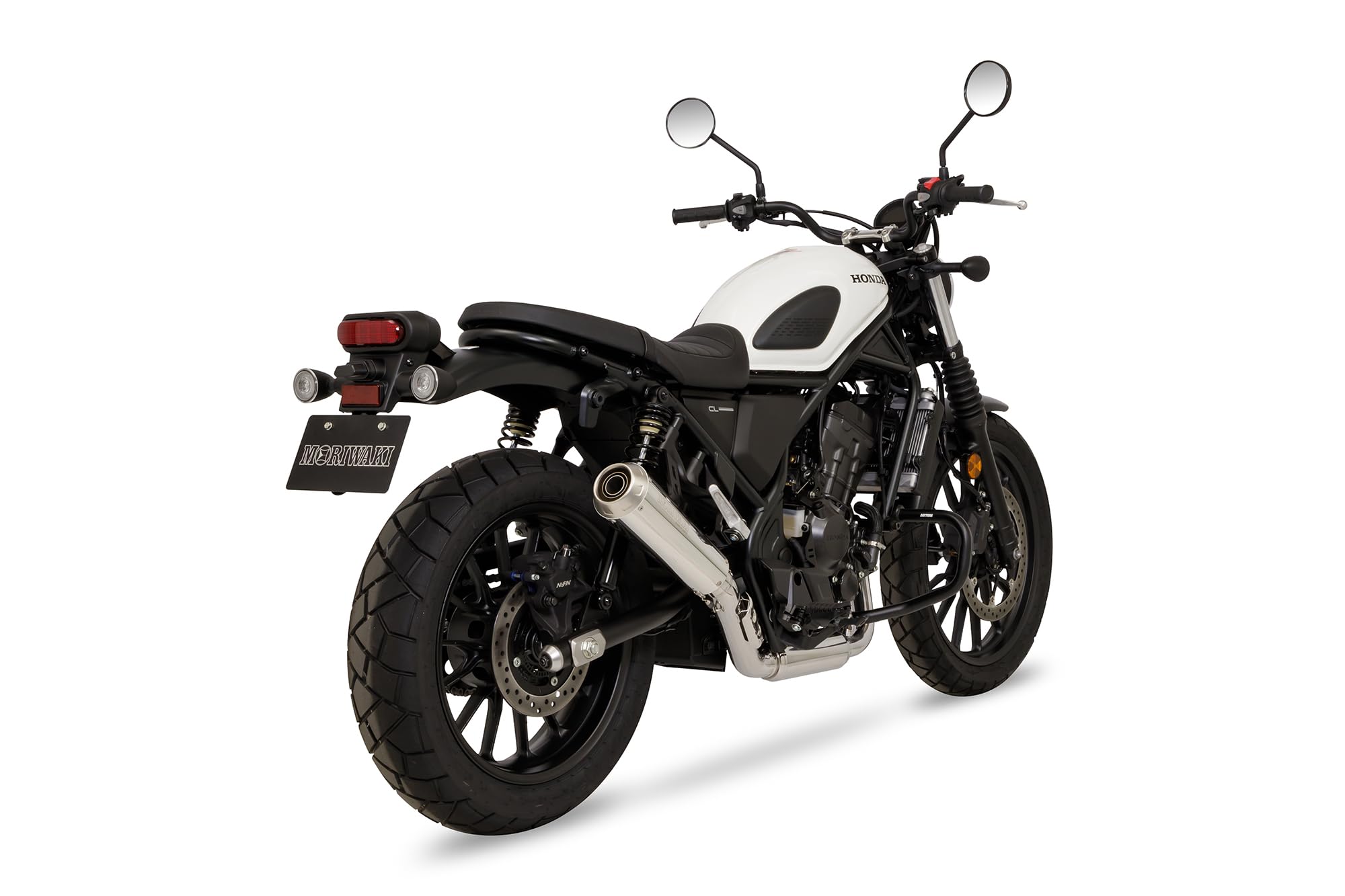 CL250 MC57用 モリワキフルエキゾーストマフラー(つや消しブラック) CL250 MC57用 モリワキフルエキゾーストマフラー(つや消し