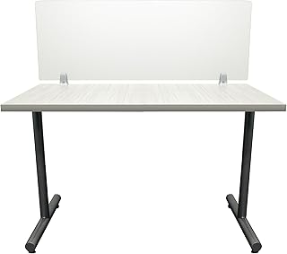 OBEX Frosted Acrylic Desk Mounted Privacy Panel, 12