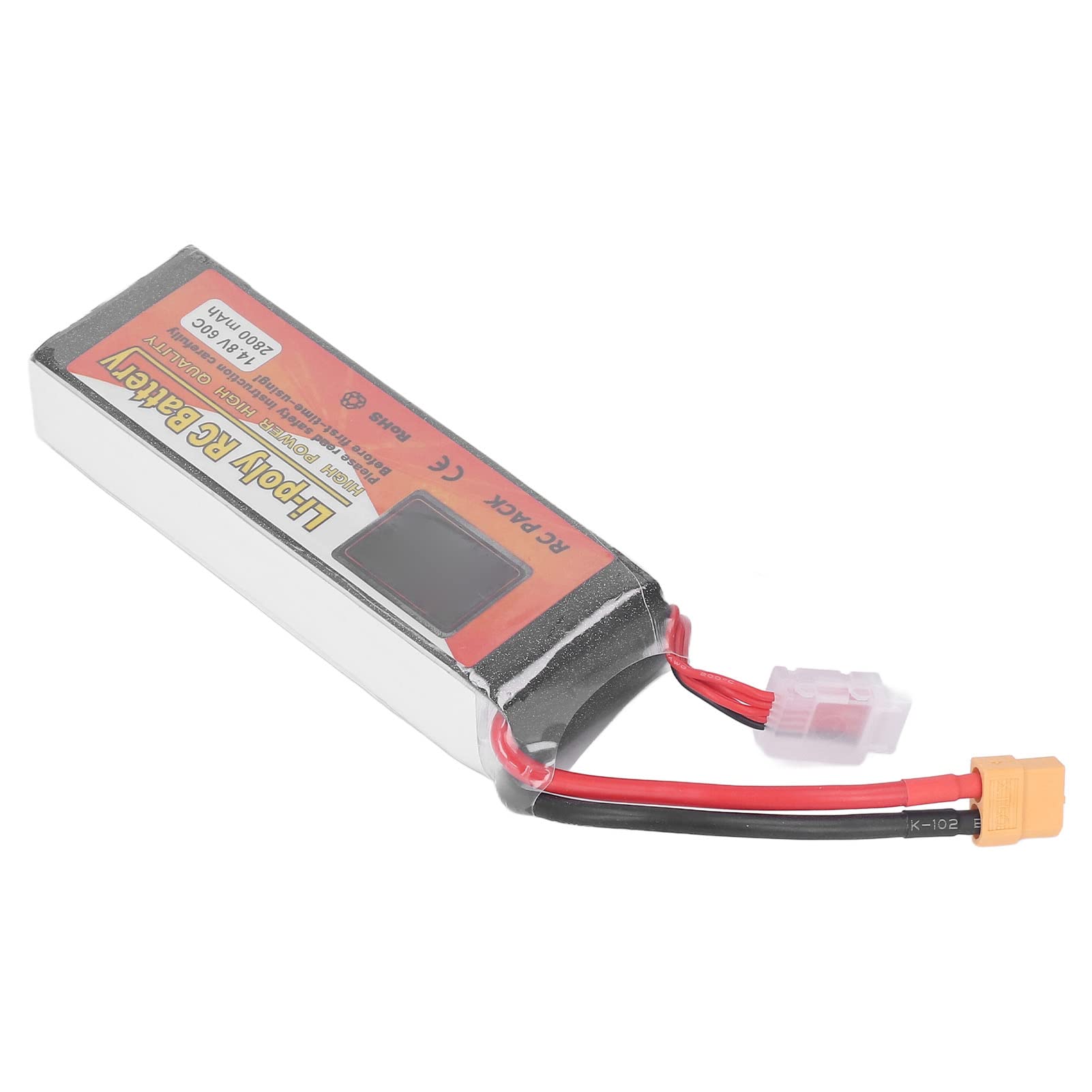 Batterie Lipo 14,8V 2800mAh 60C 4S XT60, Batterie RC pour Voiture