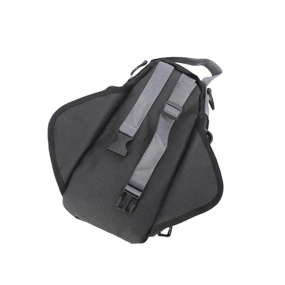 Bolsa Tanque Motor Motocicleta, Impermeable Combustible Navegación Mochila Grande, con Ventana Transparente, Accesorios