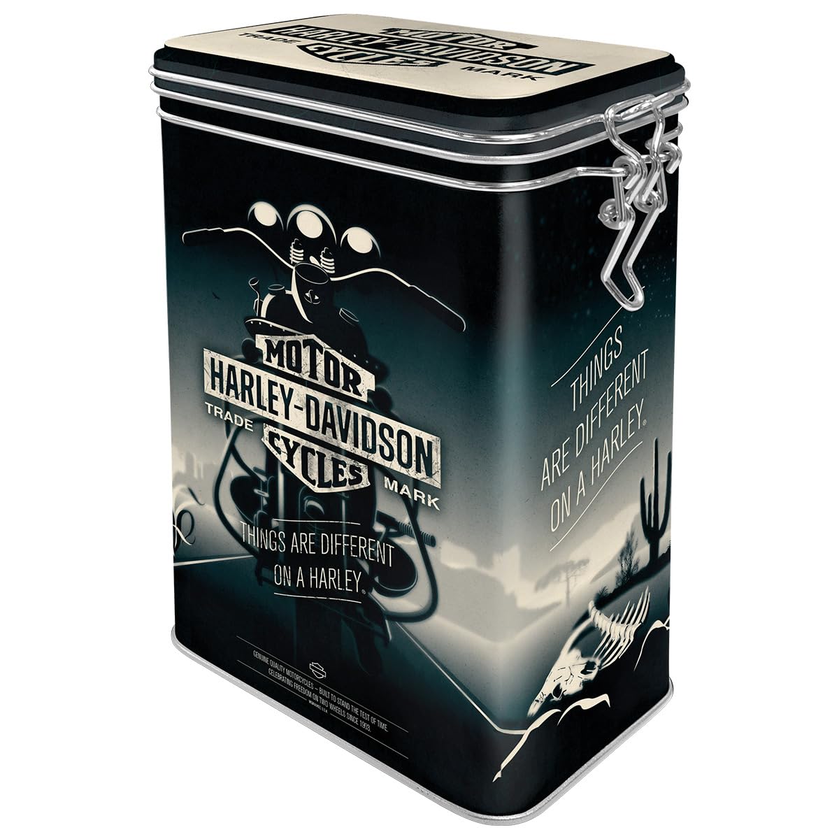 Série D'étiquettes Pour Crèmes à Café KRD Harley Davidson - Vintage