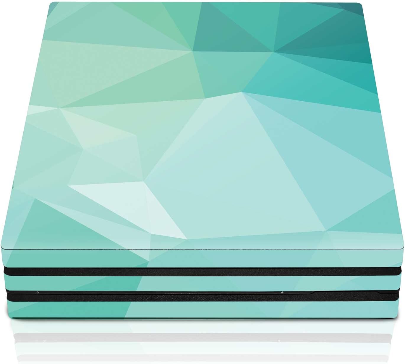 Controller Gear Officially Licensed PS4 Pro Console Skin - Teal Poly Horizontal - PlayStation 4