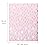 WRAPAHOLIC Baby Girl Wrapping Paper Sheet - 12 Sheets Foil Pink Brushstroke Design Folded Flat for Girls Birthday, Baby Showers - 19.7 Inch X 30 Inch Per Sheet