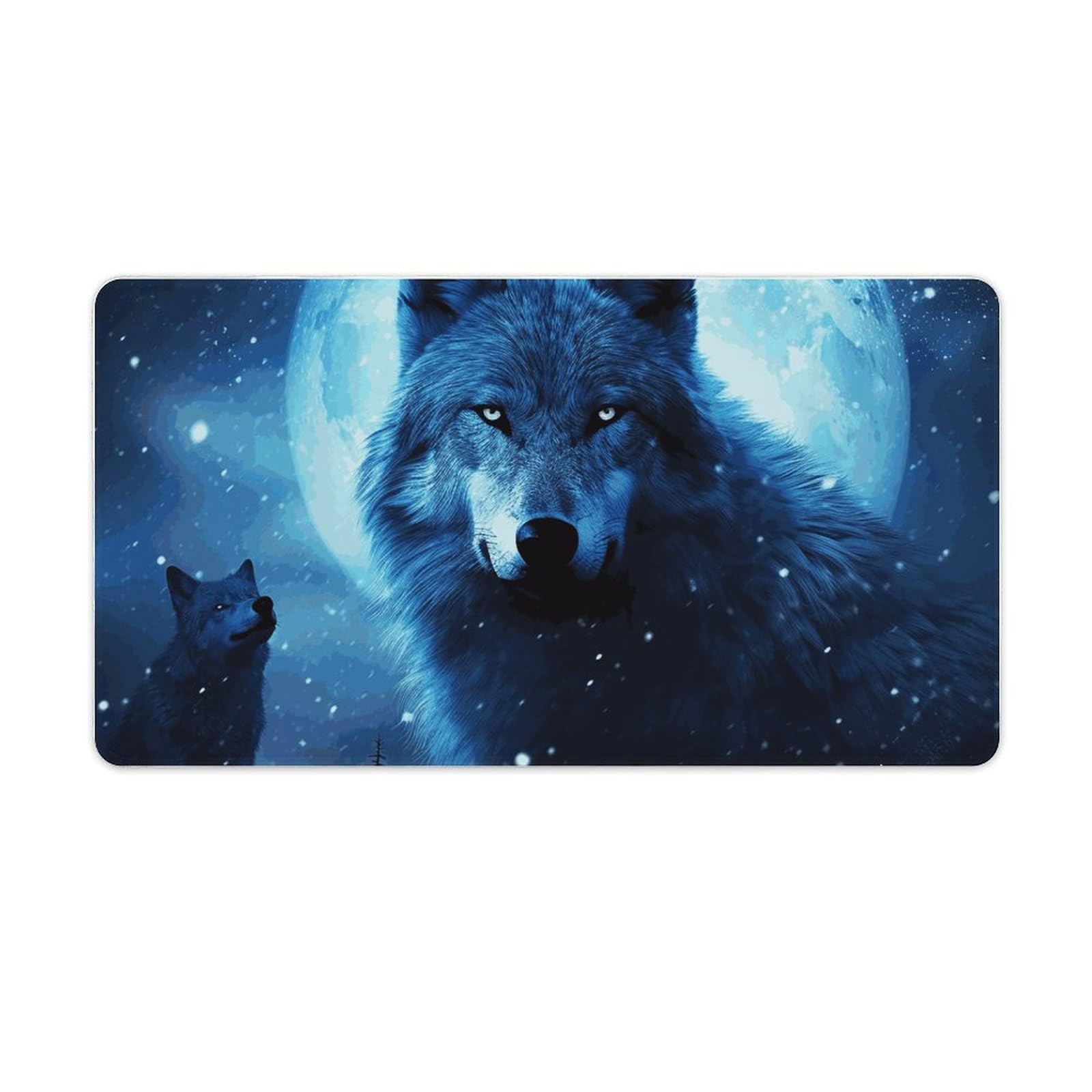 Protège-bureau antidérapant Wolfs pour éliminer les rayures et la glisse - 8