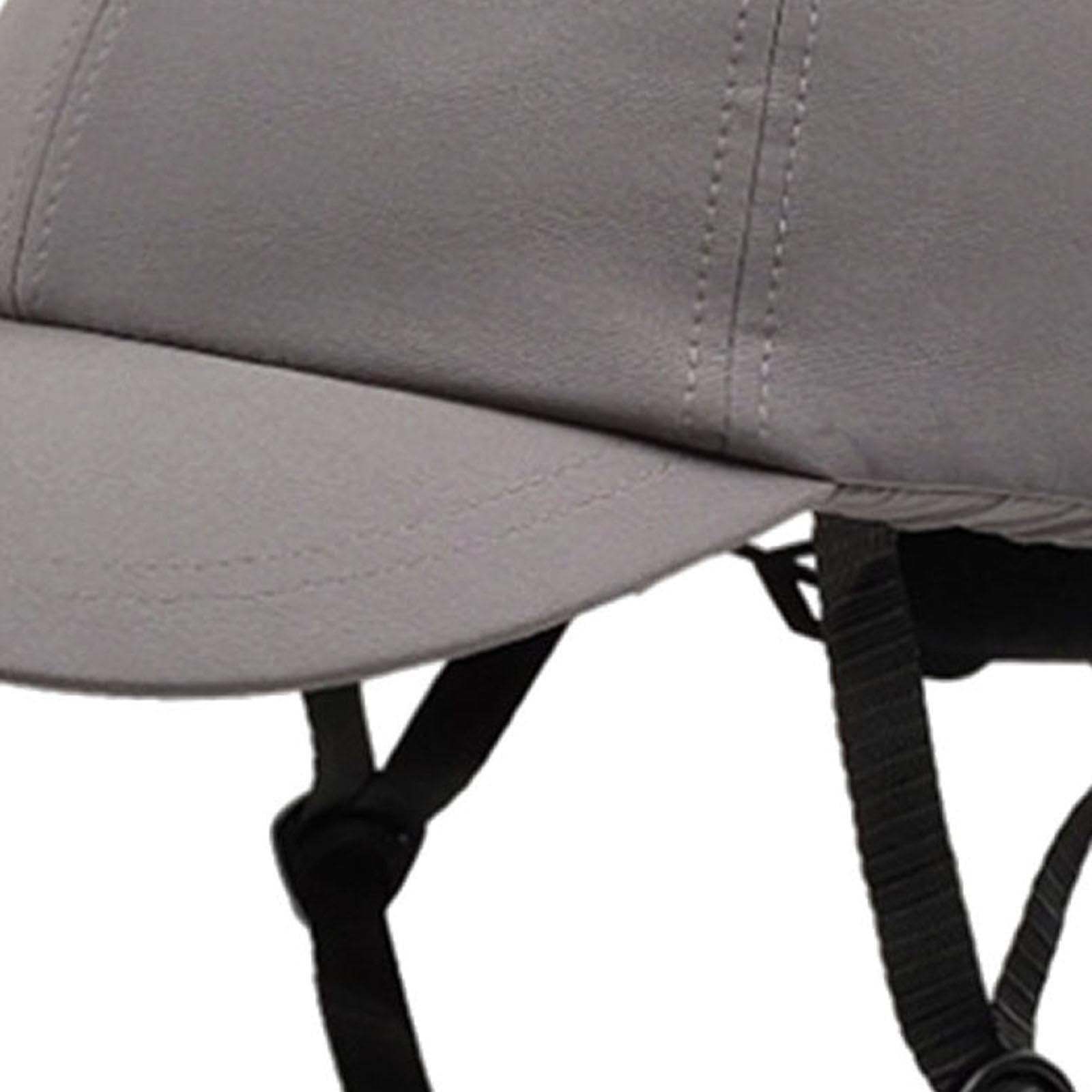 Gralara Fahrradhelm Hut Damen Fahrradhelm Hut Stoßabsorption Fahrrad Baseballkappe Leichte Fahrrad Mütze Verstellbare Schutzkappe PC Material für Radfahre, Grau, L