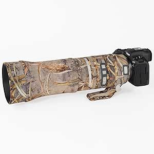Rolanpro Housse de protection imperméable pour objectif Tamron 150-500 mm f5 -6.7 Di III VC VXD (A057 Housse de protection contre la pluie, étui de protection pour objectif-#18, noir foncé, camouflage