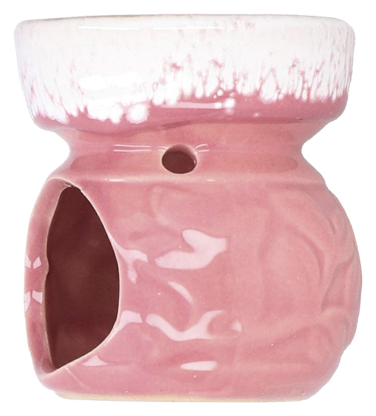 2 Stück Diffusor for ätherische Öle, Keramikbrenner, Keramikduftlampe, dekorativer Aromatherapie-HerdofenJYRS ，Brenner für ätherisches Öl(Roze)