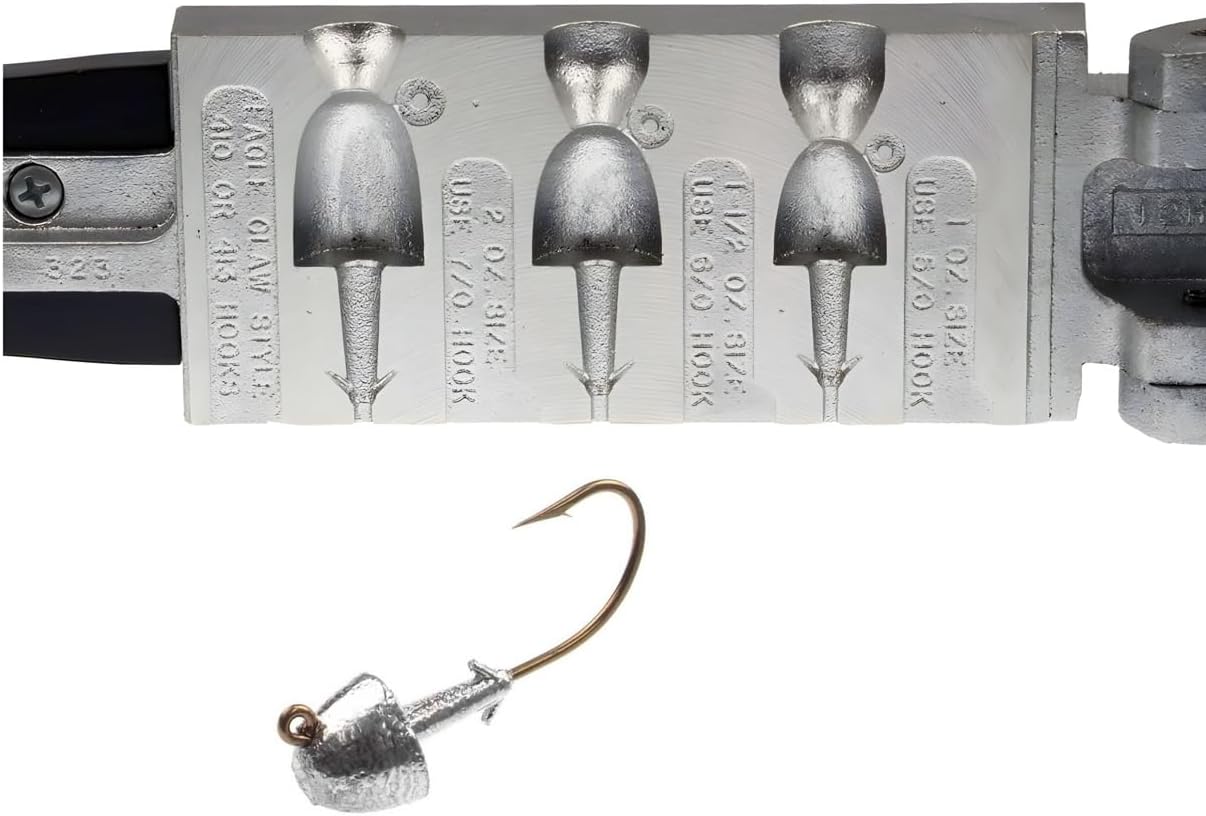 Do It Mold Bullet Nose Jig Size: 1, 1 1/2, 2 oz Collar: Double Barb (3231) BDB-3-LA