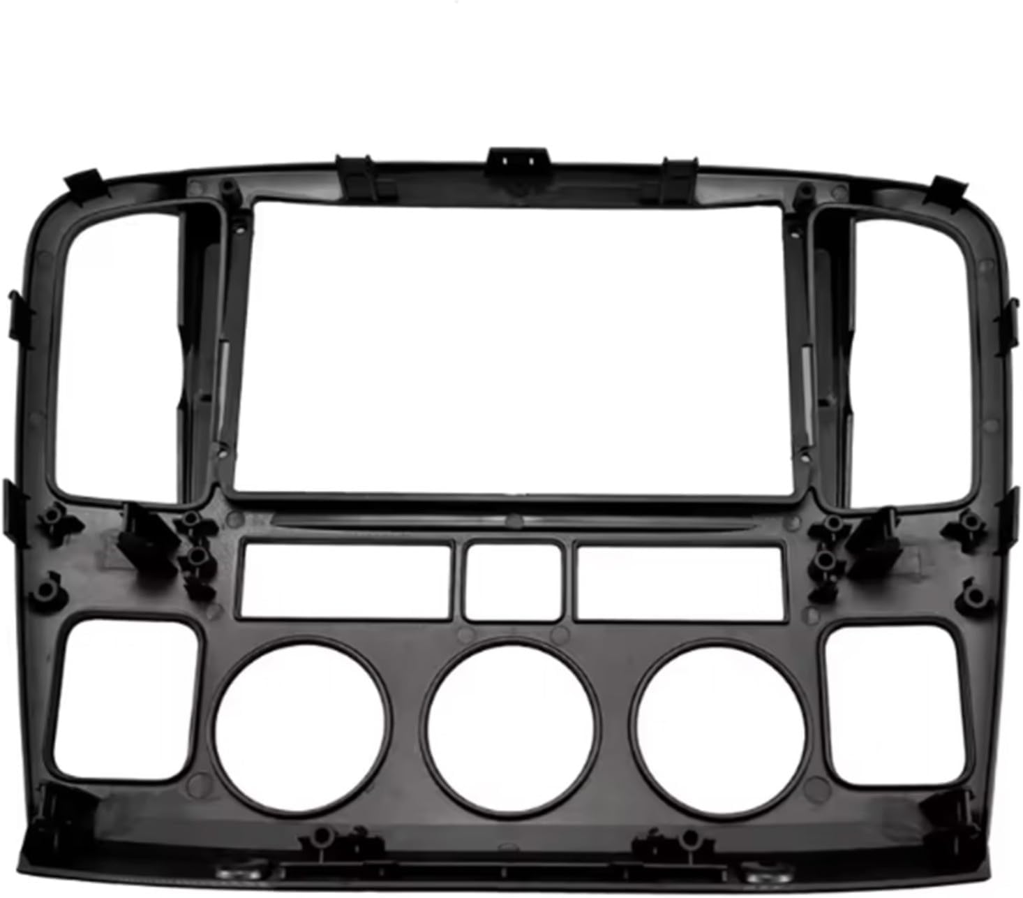 Car Radio Dashboard Navigation Panel 9-Inch ABS Fascia For Suzuki For Grand For Vitara XL-7 2001-2006,Black Or Silver,Plastic Interior Trim(Silver)