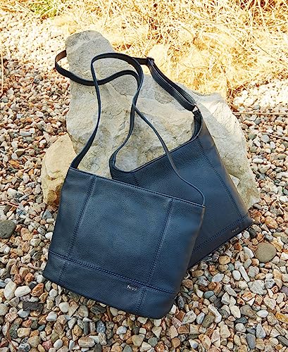 Image of The Sak De Young Crossbody Purse - Premium Leather Women's Handbag for Everyday & Travel - Cross Body Bag With Zipper