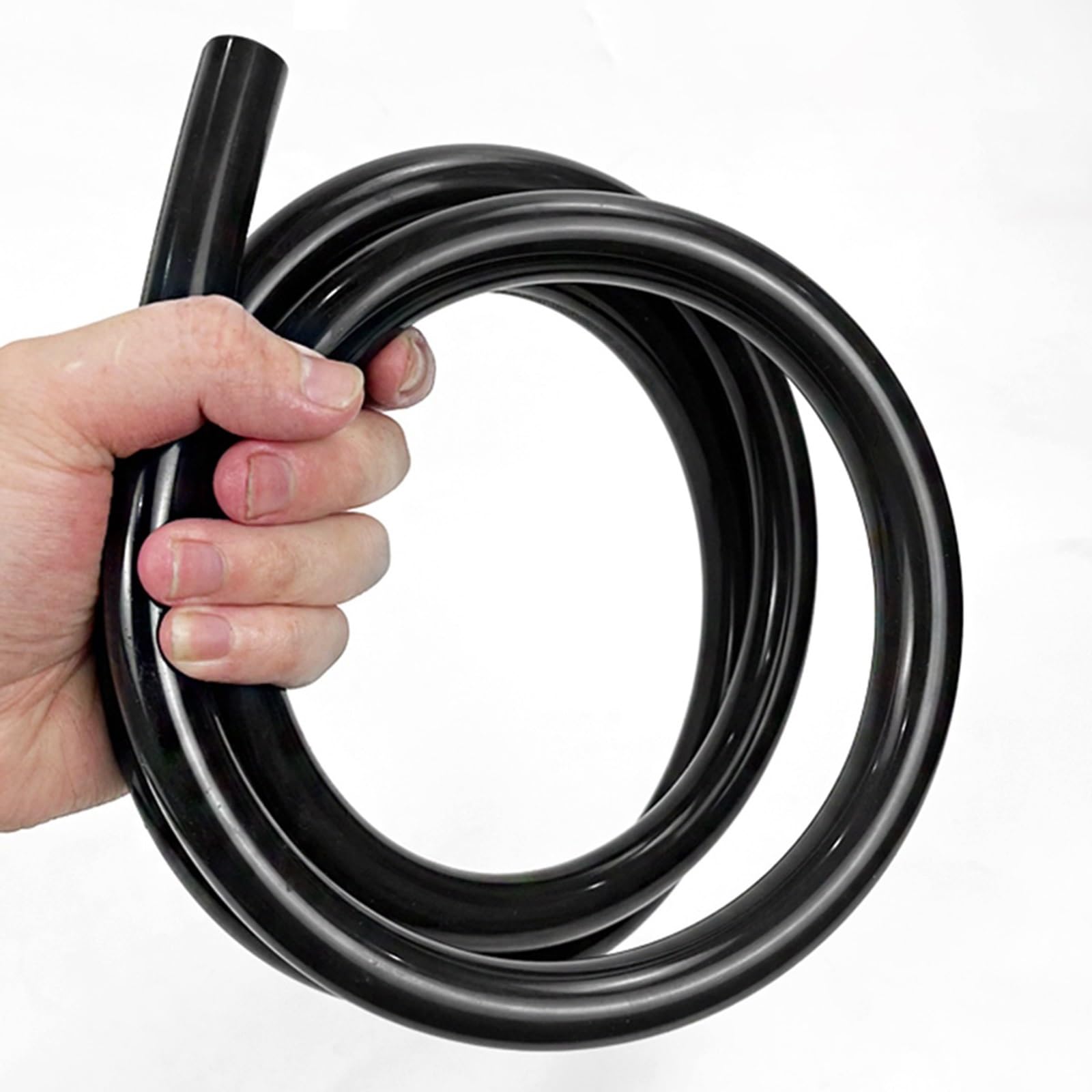 Black Silicone Tube, Flexible Rubber Hose, Flexible Soft Silicone Pipe(ID 5mm x OD 7mm 5M)
