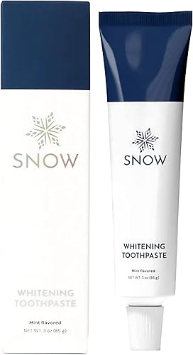 Snow Pasta de dientes blanqueadora de nanohidroxiapatita - Cuidado bucal con caolín y nano hidroxiapatita pasta de dientes, xilitol para adultos -