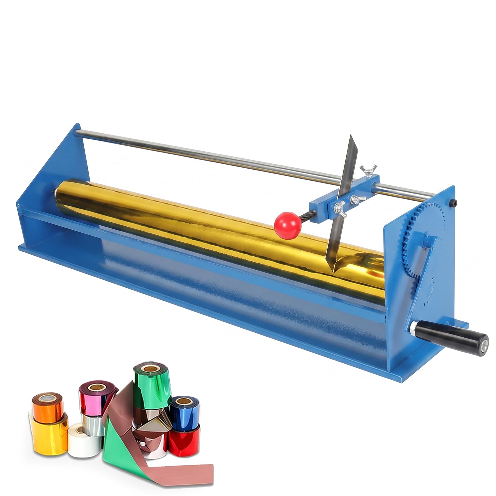 Taglierina Manuale per Fogli di Alluminio, Macchina Multifunzione per Il Taglio di Rotoli per Stampa, imballaggio, Ufficio, Scuola - Taglia Carta, Vinile PU, ECC.