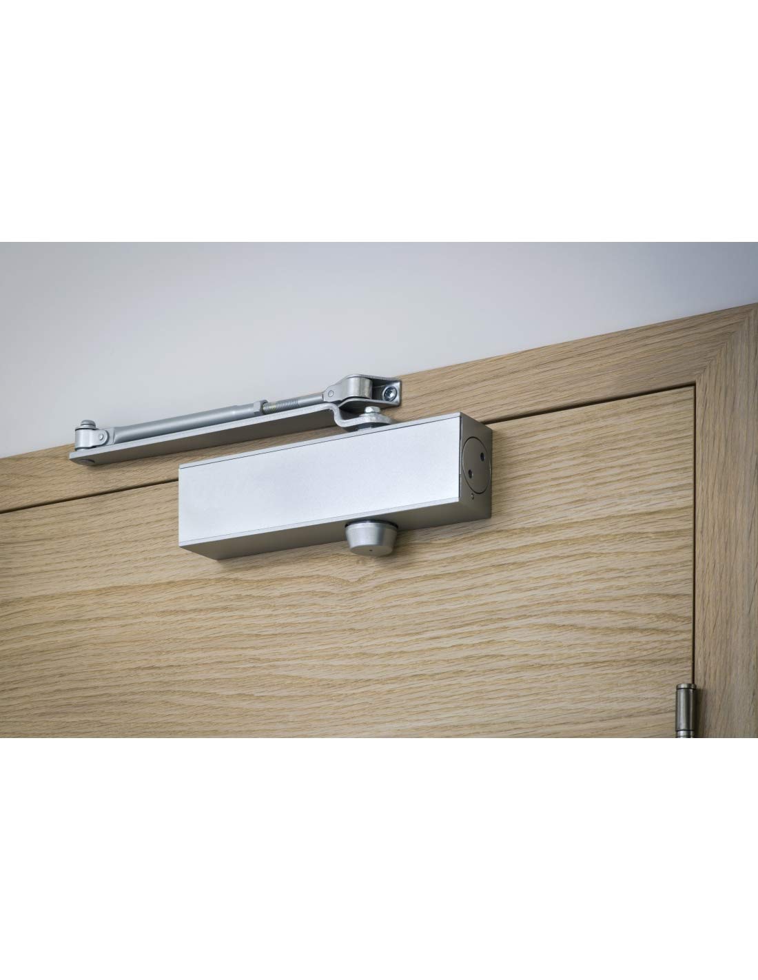 THIRARD - Ferme-Porte Automatique Hydraulique - Force 3 - Argent - Installation Facile - Réglage de Vitesse - Finition Élégante - Adapté à Toutes les Portes - Gris