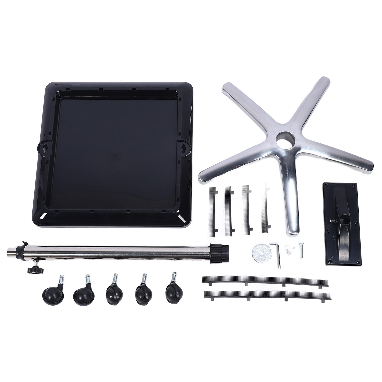 Generic Carro de Extensión de Cabello para Salón, Carrito con Bandeja Rodante, Multifuncional, Móvil, de Acero Resistente, para Estilista Profesional, ABS