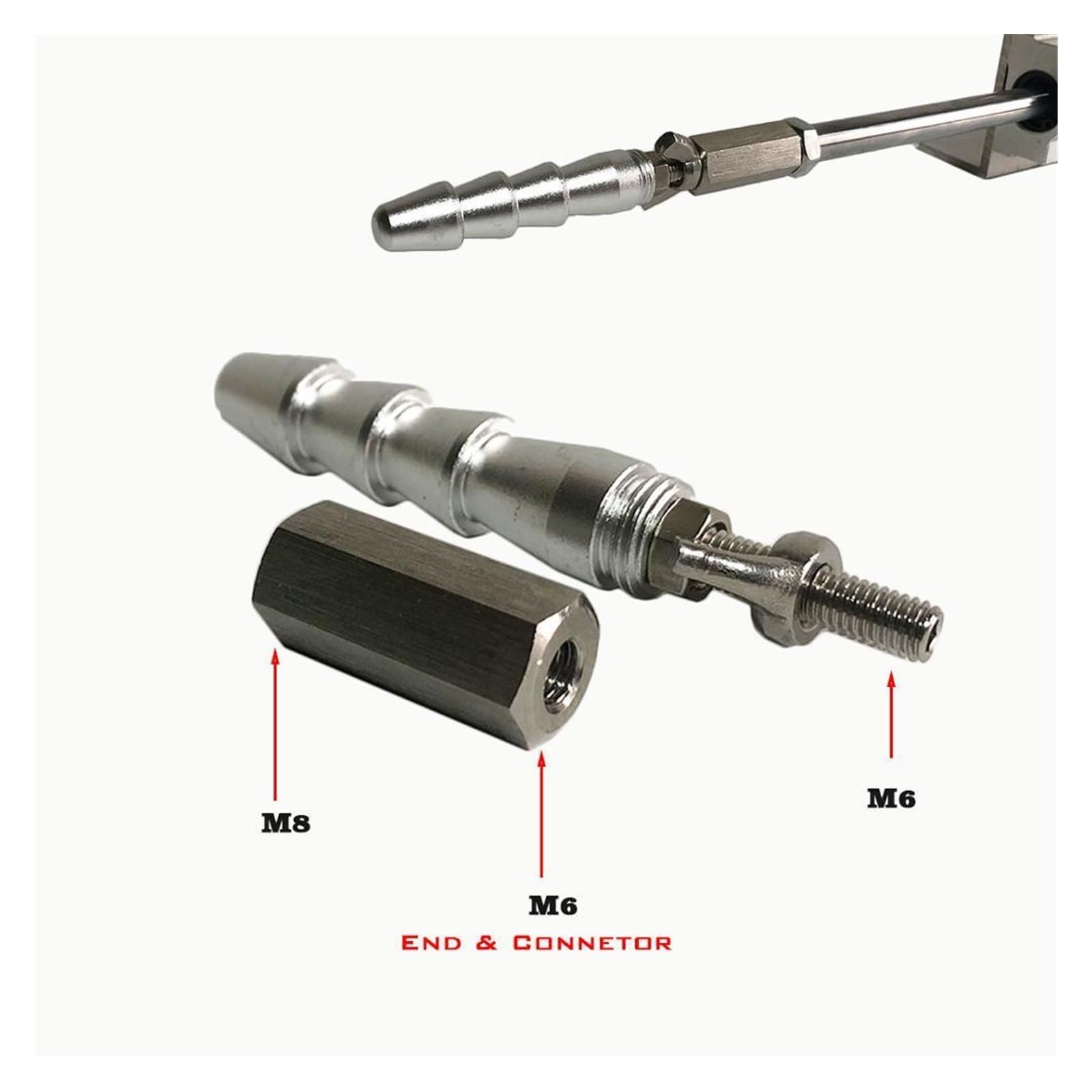 Teleskopowy siłownik wahacza ze złączem końcowym i adapterem regulacji prędkości 20-80mm regulowana tłokowa maszyna liniowa, Ciężki obowiązek(24V80mm45rpm)