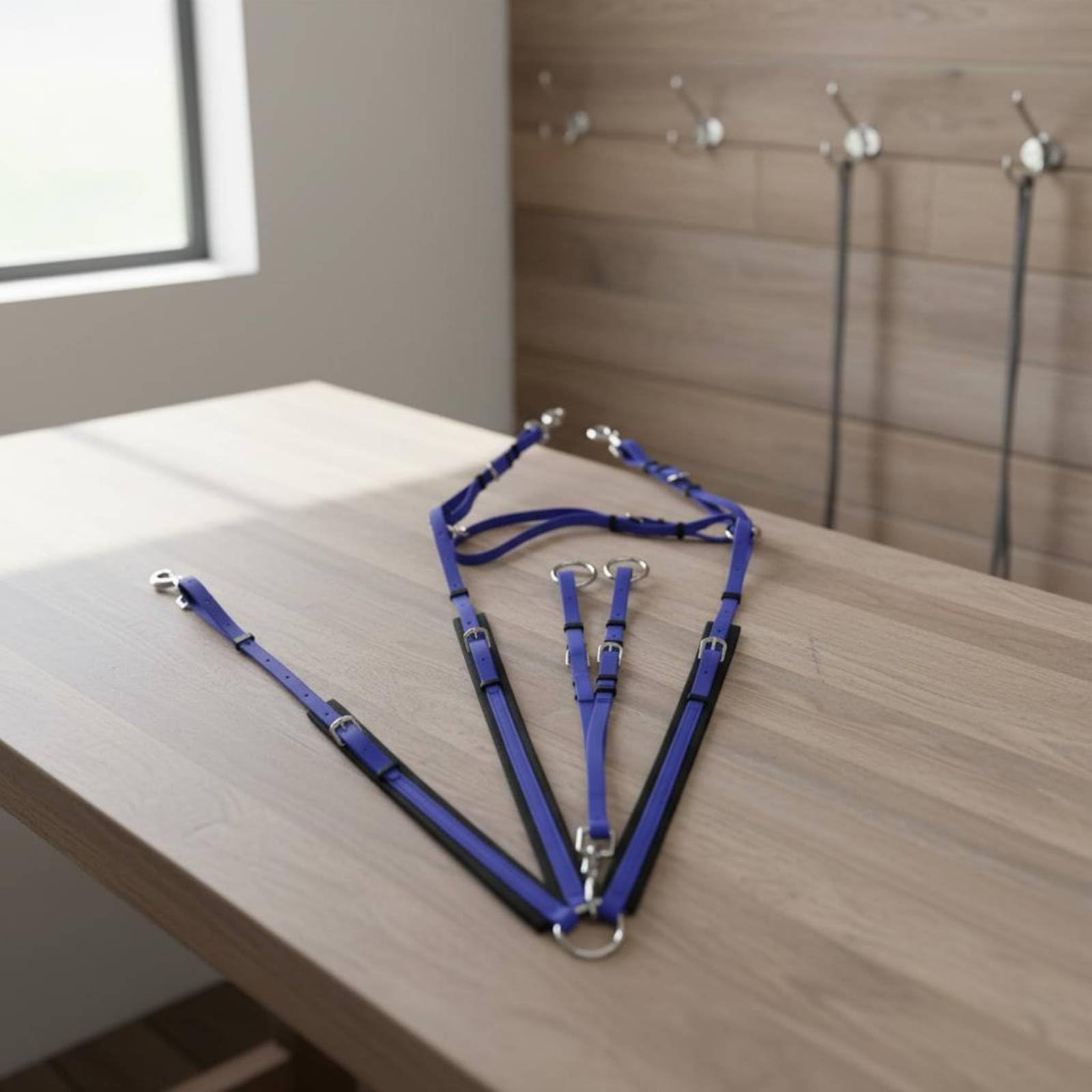 Pvc Horse Harness con Funzione di Sostegno Pettorale Imbracatura Regolabile in Pvc per Cavallo con Vestibilità Confortevole Adatto a Passeggiate Addestramenti Gare Escursioni , Rosa